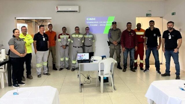 Diretor do Sindicato Metabase participa de Seminário Orientativo oferecido pela empresa Cmoc, sobre adequações da barragem