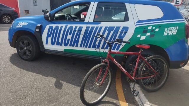 Suspeito é detido pela PM em Catalão após furto de bicicleta no centro da cidade