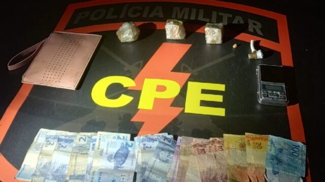 Três pessoas são presas suspeitas de tráfico de drogas e receptação, em Ipameri