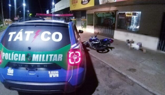 Desobediência a ordem de parada da PM, falta de CNH e direção perigosa de veículo em via pública: Jovem de 18 anos é preso após abordagem do Tático Móvel, em Catalão