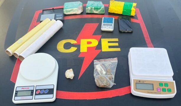 CPE prende jovem de 20 anos pelo crime de tráfico de drogas no Bairro Maria Amélia I, em Catalão