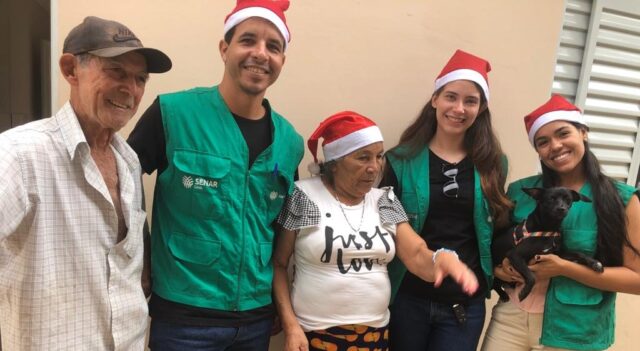 Faeg Jovem Catalão promove ação de Natal no Asilo São Vicente de Paulo