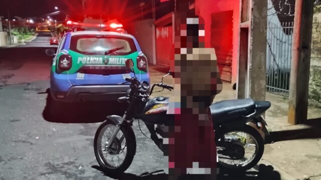 Operação da Polícia Militar em Catalão resulta na prisão de jovem e apreensão de moto adulterada