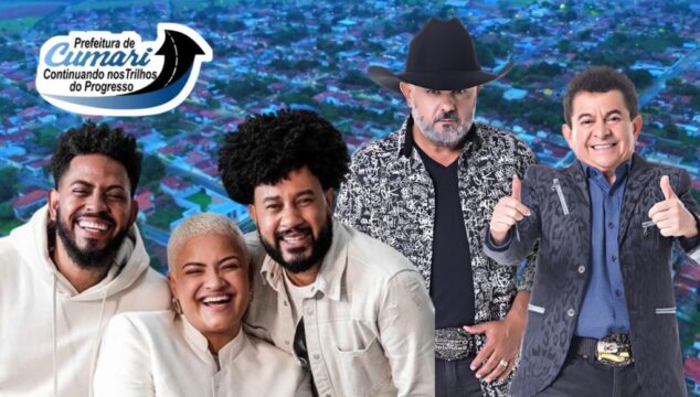 Inauguração do Parque Ecológico e Reforma e Ampliação do Hospital Municipal em Cumari terá show gospel de Preto no Branco e sertanejo com Rio Negro e Solimões