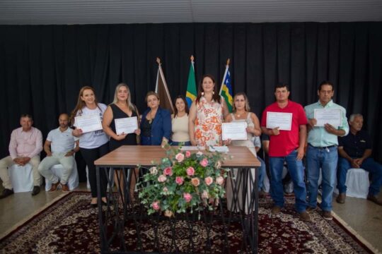 Conselheiros tutelares tomam posse em Ouvidor para a gestão 2024 - 2027