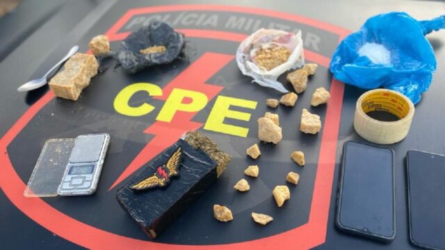 Indivíduo de 42 anos é preso sob suspeita de crimes de Tráfico de Drogas e Associação para o Tráfico em Pires do Rio