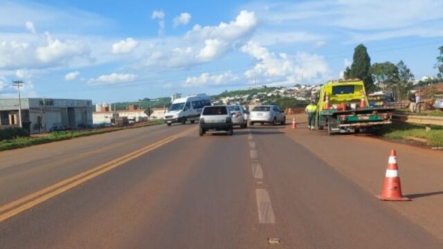Mulher de 41 anos fica em estado grave após ser atropelada na BR-050, no município de Catalão