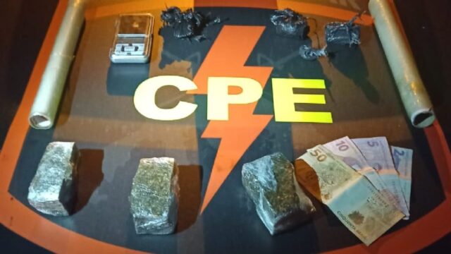 CPE prende dois indivíduos e apreende drogas durante operação policial em Ipameri