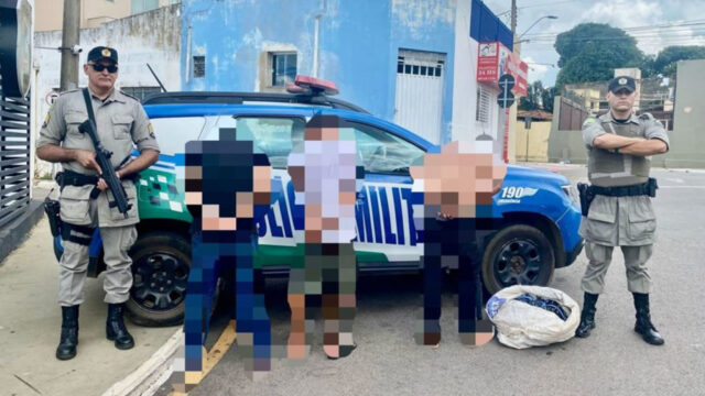 Polícia Militar de Catalão prende suspeitos de envolvimento em furto de fios de cobre em obra