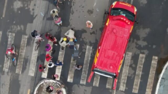 Acidente de trânsito em Ouvidor deixa condutor de moto ferido