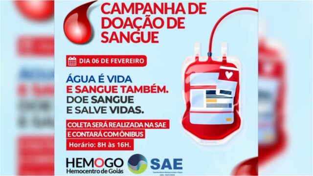 Chamado à solidariedade: Doação de sangue neste Carnaval - 06 de fevereiro na SAE