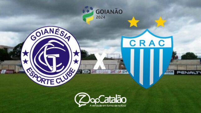 Crac enfrenta Goianésia em duelo decisivo no Goianão 2024 pela permanência na elite e busca por vaga na próxima fase