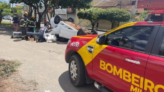 Em Caldas Novas: Acidente envolvendo dois veículos deixa uma pessoa ferida