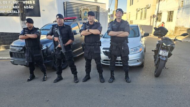 CPE prende indivíduo de alta periculosidade após furto de veículo em Catalão, durante operação policial