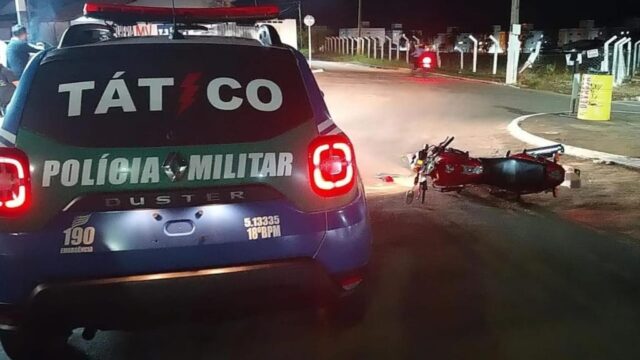 Motociclista é conduzido à delegacia após tentar fugir da equipe do Tático Móvel em Catalão