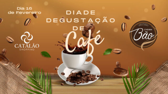 Cheirin Bão realizará evento de degustação Gratuita de Café no Catalão Shopping neste dia 16 de fevereiro!