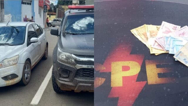 CPE prende três suspeito por tráfico de drogas e recupera veículo roubado, em zona rural no município de Três Ranchos
