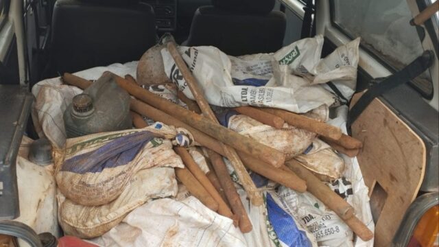 Três homens são presos por furto qualificado em área rural de Ouvidor