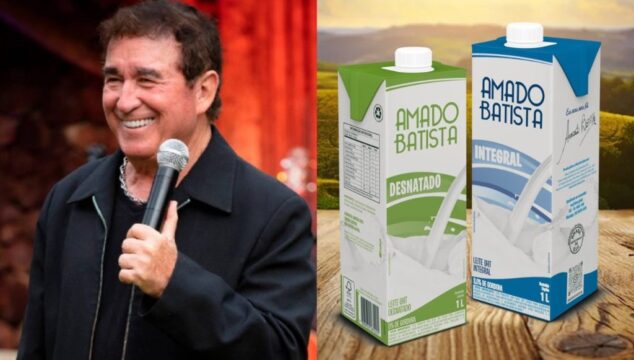 Amado Batista lança marca de leite e vira meme na web