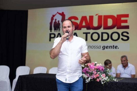 Cleiton Mendes, presidente da Câmara de Vereadores de Ouvidor participa do 'Programa Saúde para Todos'