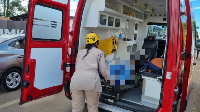Motociclista fica ferido após ser fechado por veículo, em Catalão