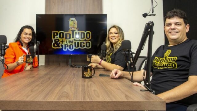 "Pod Tudo & + Um Pouco" celebra o 3º episódio com muitas histórias e risadas da entrevistada Danúbia Vaz