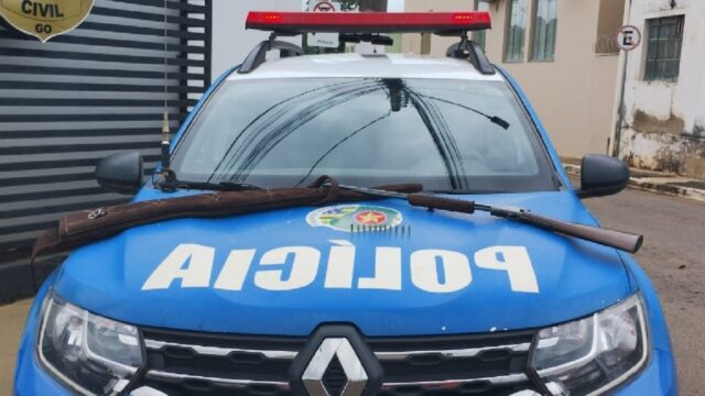 Homem é preso por porte ilegal de arma de fogo em Três Ranchos, Goiás