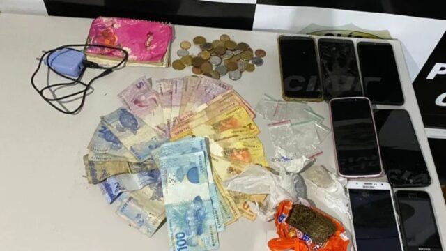 Polícia Civil de ipameri apreende drogas, dinheiro e celulares e autua três investigados por tráfico e associação para o tráfico de drogas