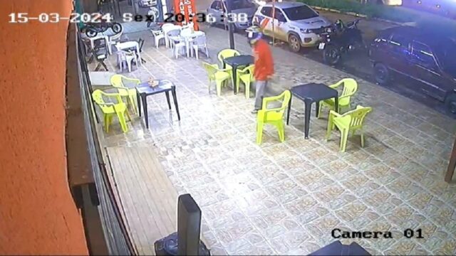 VÍDEO: Câmeras de segurança registram homicídio em estabelecimento comercial, em Catalão