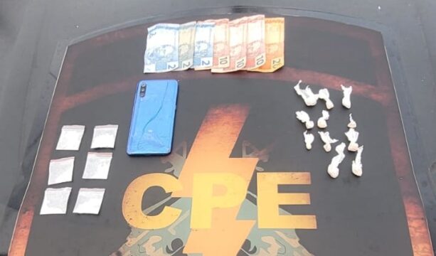 Homem de 26 anos é preso pelo crime de tráfico de drogas no Bairro Pio Gomes, em Catalão