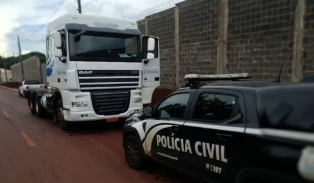 Motorista é preso por tentar forjar roubo de caminhão em Uberlândia