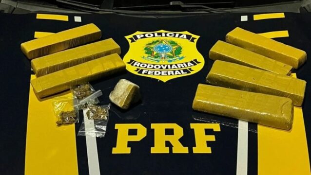 Traficante é preso com grande quantidade de maconha em ônibus que saiu de Uberlândia