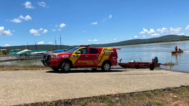 Policial da Rotam desaparece após queda no Lago Corumbá, em Caldas Novas