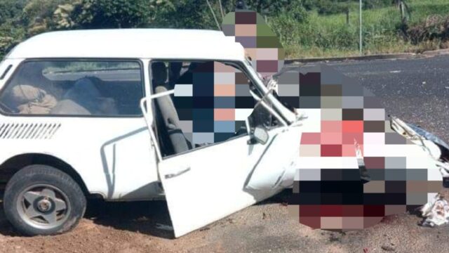 Tragédia na GO-210: Motorista morre e passageiro fica ferido após colisão entre veículo de passeio e carreta em Corumbaíba