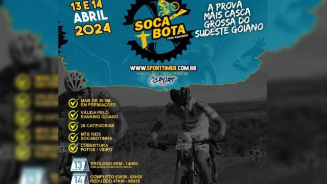 Os melhores bikers se preparam para o desafio do SOCA BOTA 2024 em Três Ranchos; dias 13 e 14 de abril