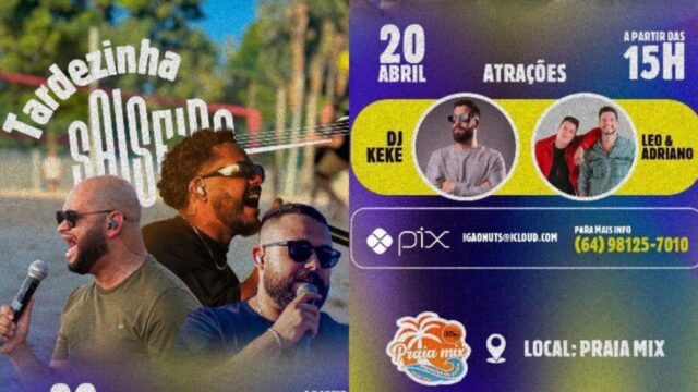 Vem aí Tardezinha Praia Mix: O encontro perfeito entre pagode e sertanejo!