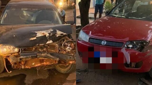 Grave acidente em Vianópolis deixa motorista gravemente ferido e mulher com ferimentos leves