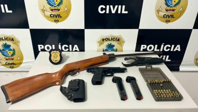 Polícia Civil prende em flagrante homem na posse de munições de uso restrito em Piracanjuba