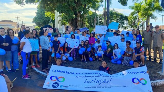 1ª Caminhada pela Conscientização do Autismo: passos rumo à inclusão em Goiandira