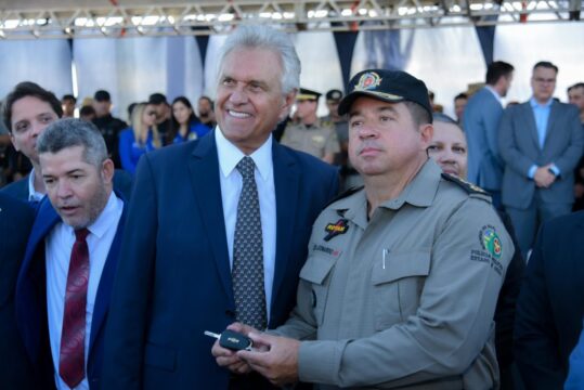 Caiado entrega 3.061 viaturas zero km para as forças de segurança pública
