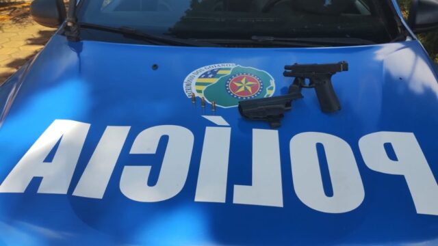 Catalão: Mulher é presa após ameaças e disparo de arma de fogo contra homem em zona rural do distrito de Santo Antônio do Rio Verde