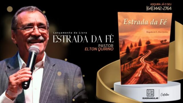 Pastor Elton Quirino faz lançamento do livro "Estrada da Fé"