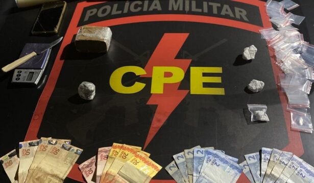 Homem de 25 anos é preso pelo crime de tráfico de drogas, em Orizona