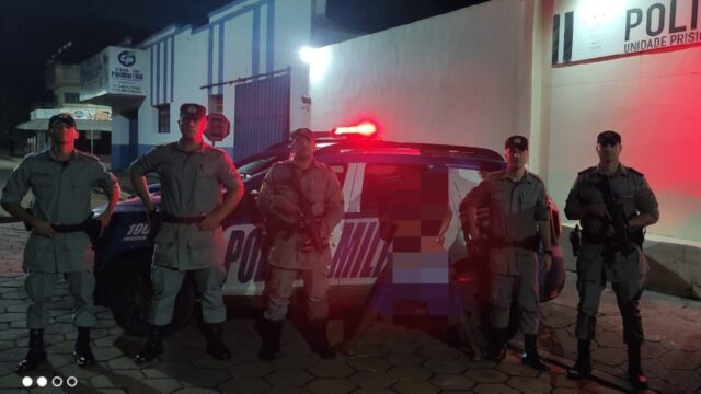 Foragido da justiça é capturado em Pires do Rio após tentar fugir da polícia
