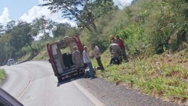 Motociclista fica ferido após queda na GO-210 entre Goiandira e Nova Aurora