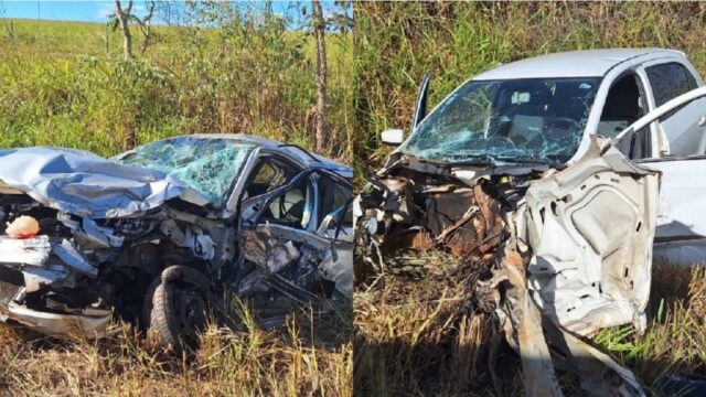Grave acidente deixa vítima fatal e outros seis feridos na GO-139, entre Piracanjuba e Caldas Novas