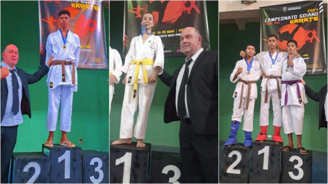 Alunos da Escola Abrahão André conquistam medalhas no Campeonato Goiano de Karatê