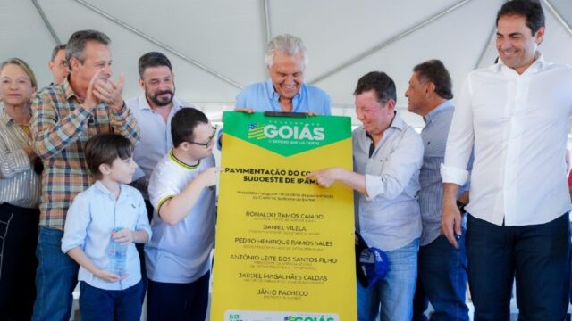 Em Ipameri, Governo de Goiás entrega anel viário de R$ 20 milhões