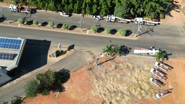 Equatorial Goiás realiza mutirão para recuperar rede elétrica em Ouvidor