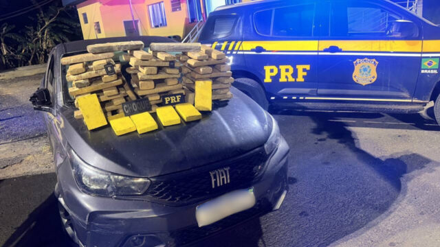 PRF apreende mais de 60 quilos de entorpecentes em Cristalina/GO